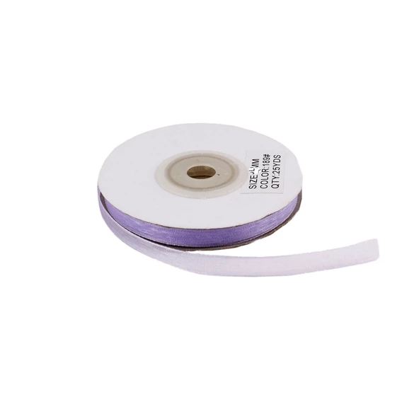 Organze Kurdele 10 MM (22 Metre)  Lila