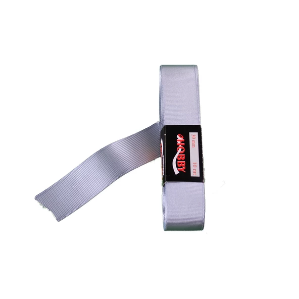 Grogren  Kurdele 3 Cm Yerli (10 Metre)  Gümüş