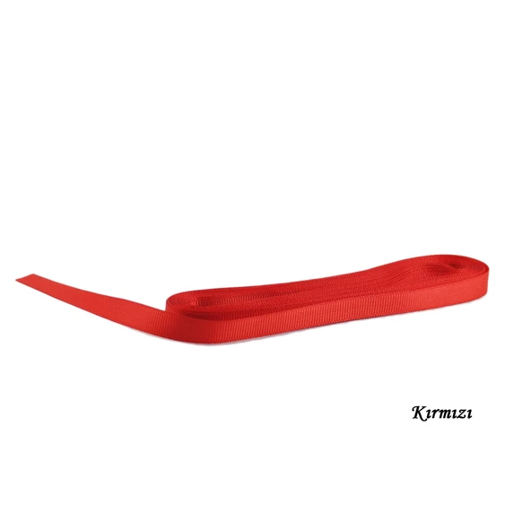 Grogren  Kurdele 1 Cm Yerli (10 Metre)  Kırmızı