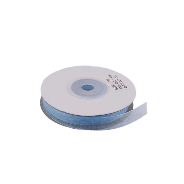 Organze Kurdele 10 MM (22 Metre)  Mavi