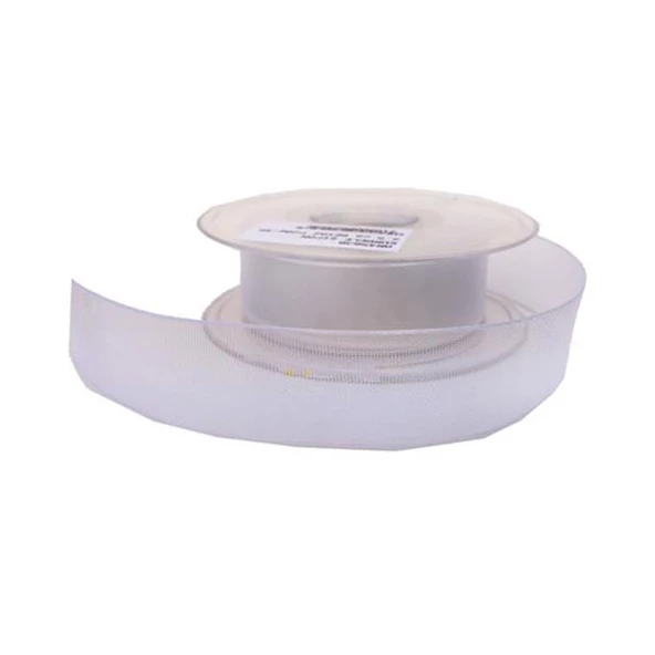 Şifon Kurdele 2.5 Cm (20 Metre)  Beyaz ürün görseli 1