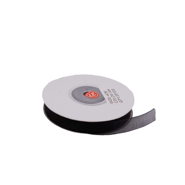 Organze Kurdele 10 MM (22 Metre)  Siyah