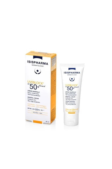 ISISPHARMA Uveblock Spf50 Mineral Cream 40 ml