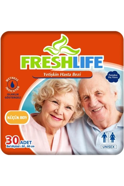 Freshlife Belbantlı Küçük Boy S 30'lu Hasta Bezi