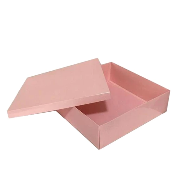 Komple Karton Kutu 30X30X10 CM (10 Adet)  Pembe - Resim 2