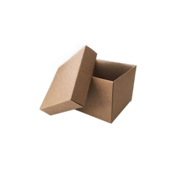 Komple Karton Kutu Düz Renk 8x8x6.5 CM (25 Adet)  Kraft