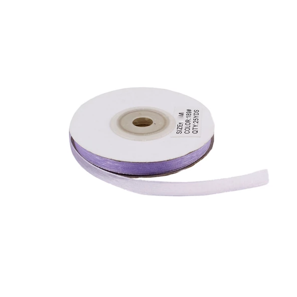 Organze Kurdele 6 MM (22 Metre)  Lila