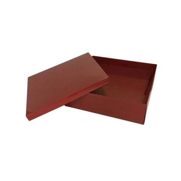 Komple Karton Kutu 30X30X10 CM (10 Adet)  Bordo - 2