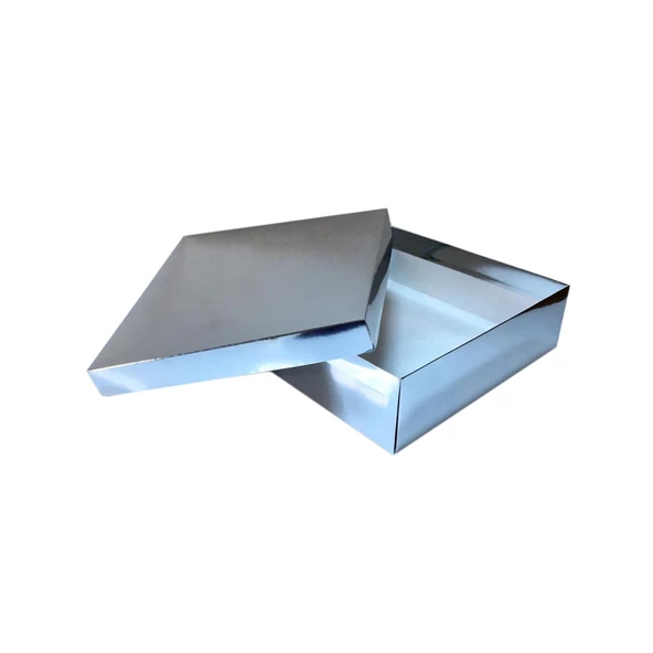 Komple Karton Kutu 30X30X10 CM (10 Adet)  Gümüş - Resim 2