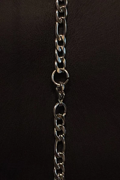 çelik kolye gümüş renk rahatsız etmez - 3