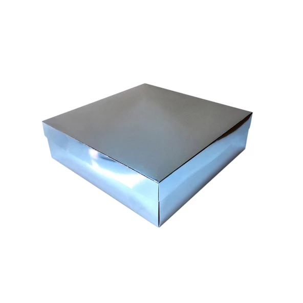 Komple Karton Kutu 35X35X10 CM (10 Adet)  Gümüş