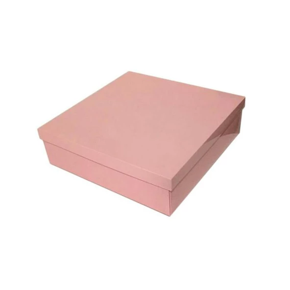 Komple Karton Kutu 35X35X10 CM (10 Adet)  Pembe