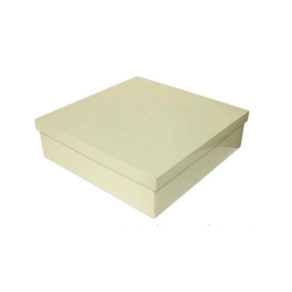Komple Karton Kutu 35X35X10 CM (10 Adet)  Krem