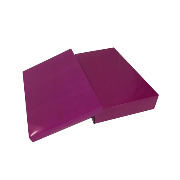 Komple Karton Kutu 26X40X7.5 CM (10 Adet)  Mor