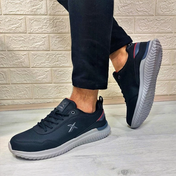Kinetix Olego Pu Siyah Comfort Atom Taban Rahat Spor Ayakkabı - 7