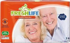 Freshlife Belbantlı Ekstra Büyük Boy XL 30'lu Hasta Bezi