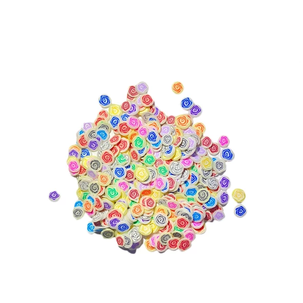 Karışık Glitter Doldu Malzemesi  Epoksi Reçine Dolgusu Figür 5 GR  Gül
