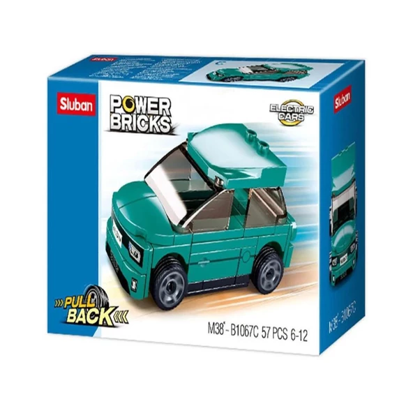 Sluban Power Bricks Yeşil Araba 1016000236000 ürün görseli