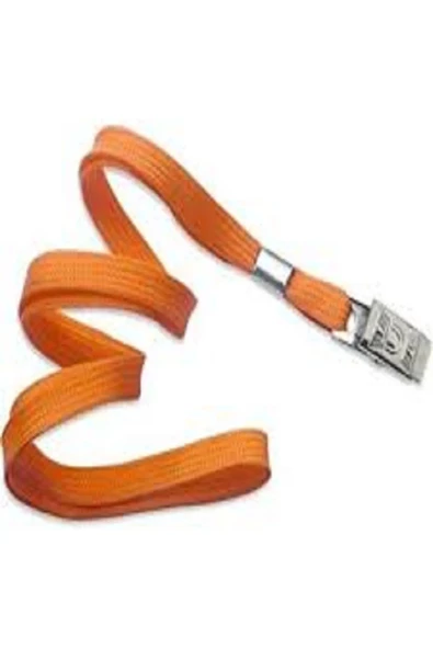 KRAF Kart Askı Ipi Metal Klips Turuncu 50 Li 510G ürün görseli