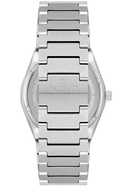 Nacar  Nc41-299794-alm Safir Camlı Paslanmaz Çelik Erkek Kol Saati - 4