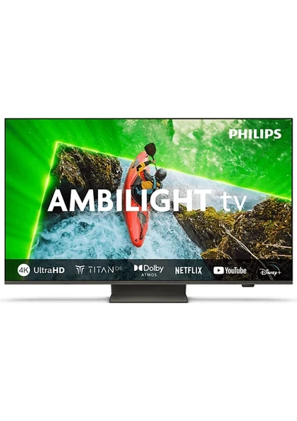 Philips 55Pus8609/62 55" 139 Ekran Uydu Alıcılı 4K Ultra Hd Led Dolby Atmos Titan Os Ambilight Tv