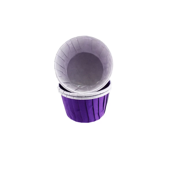 Cupcake Kalıbı Büyük Boy Düz Renk  62*40 Mm (50 Adet)  Mor