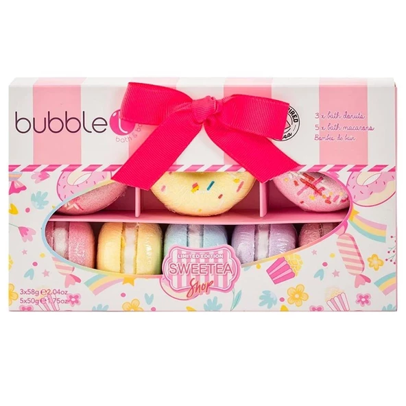 Bubble T Limited Edition Sweetea Shop 3 x 58 gr 5 x 50 gr Banyo Topu Seti