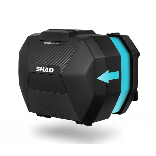 Shad SH38X Genişletilebilir Karbon Yan Çanta Seti Sağ ve Sol D0B38106 - Resim 2