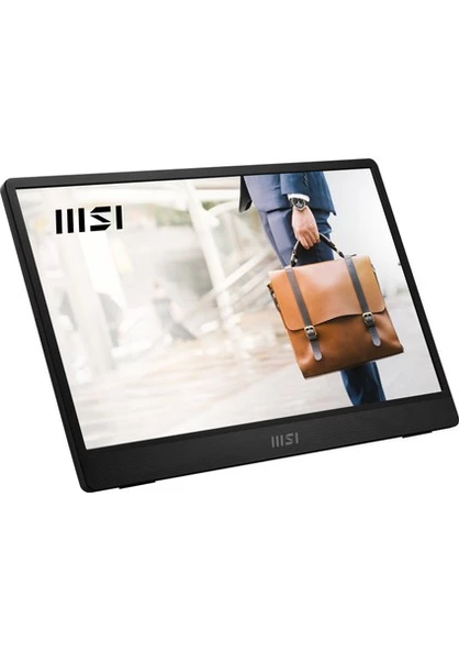 MSI  15.6 PRO MP161 E2U 1920x1080 FHD 16:9 FLAT IPS 60HZ 4MS ADAPTIVE-SYNC PORTATIF MONITOR