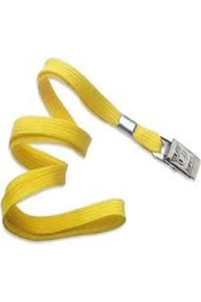 KRAF Kart Askı Ipi Metal Klips Sarı 50 Li 510G ürün görseli