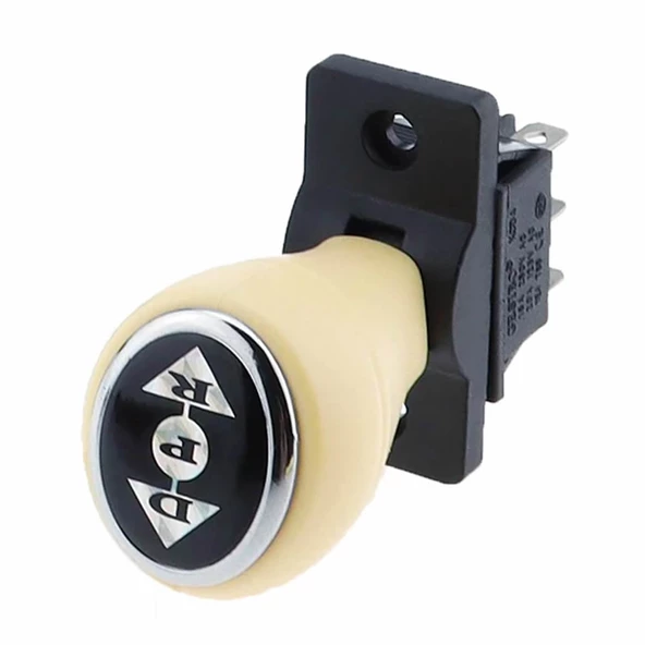 Joystick Kcd4 Anahtar Push Beyaz  İleri Geri Vites Kolu 16A 250V Akülü Çocuk Arabası Elektrikli Araç Oyuncak Switch Makine Motor Asansör Vinç Atv Gokart - Resim 5