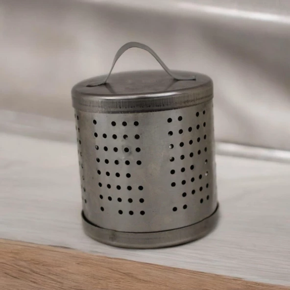 BüyükMetal Çay Demleme Süzgeci 7 cm Kafes Şeklinde Çay Demleme Kutusu Bitki Çayı Demleme Süzgeci - 6