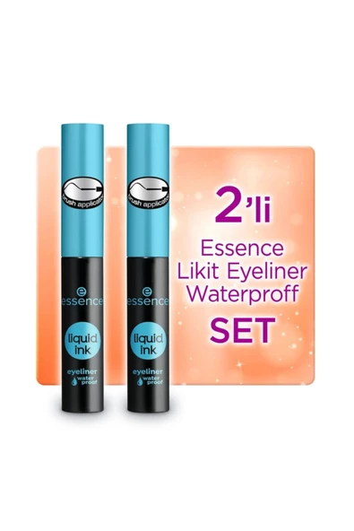 Likit Eyeliner Waterproff 2'li