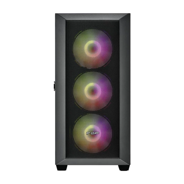 FSP CMT318 750W 80+ Bronze PCIE 5.0 Rainbow Mid Tower Kasa - 2