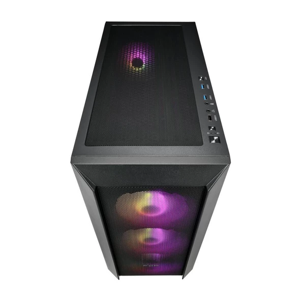 FSP CMT318 750W 80+ Bronze PCIE 5.0 Rainbow Mid Tower Kasa - 4