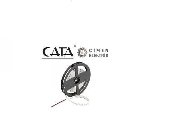 5 METRE CATA CT 4482 10 Çip İç Mekan Şerit Led Kırmızıı 12V