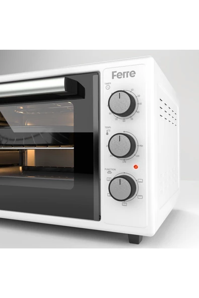 Ferre 45-500-ML Beyaz Midi Fırın (0+5) - 5