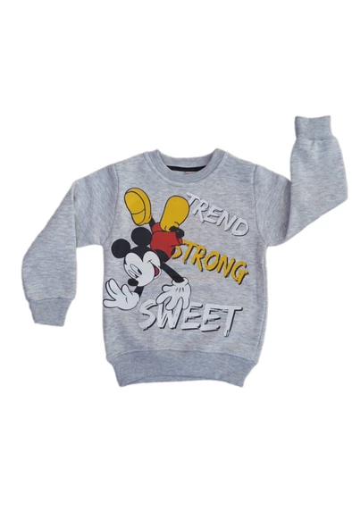 Erkek Çocuk 3 İp Baskılı 4/7 Yaş Eşofman Takım - 2