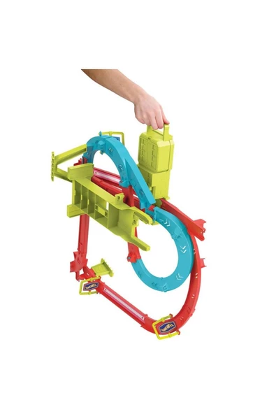 HPC07 Hot Wheels Neon Yarışlar Çoklu Yarış Heyecanı Pist Seti - 4