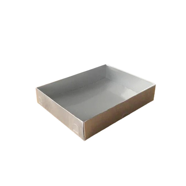 Asetat Kapaklı Karton Kutu 12X15X3 (25 Adet)  Gri ürün görseli