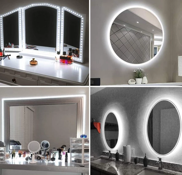 5 METRE CATA CT 4487 Dış Mekan 12V 10 Çipli Şerit Led 6400K Beyaz Işık - 3