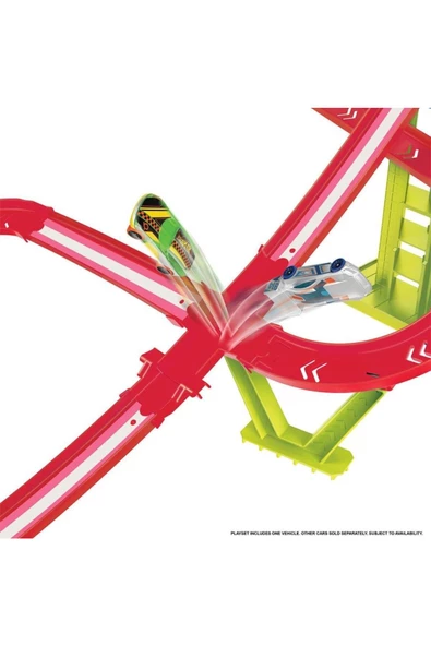 HPC07 Hot Wheels Neon Yarışlar Çoklu Yarış Heyecanı Pist Seti - 5