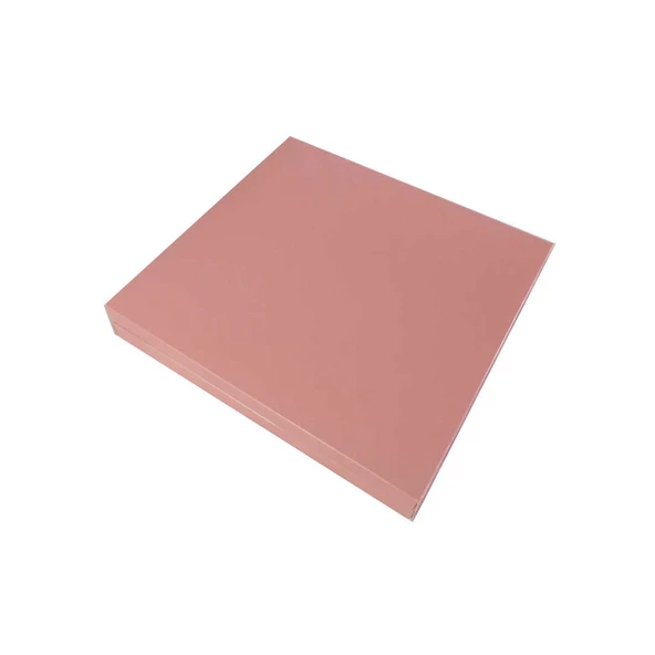 Karton Çikolata Kutusu 16&apos;lı Separatörlü 23.5 X 22.5 CM   Pembe - 2
