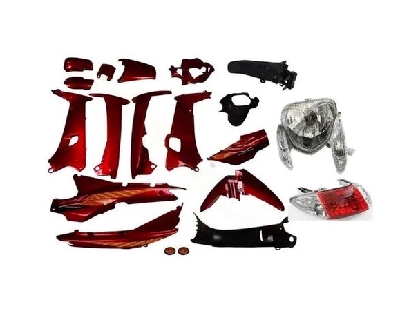 Cup Çelik Kaporta Seti Kırmızı Far Stop Dahil