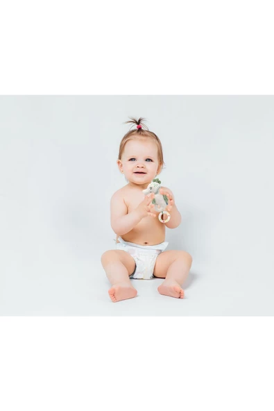 Babyjem Çıngıraklı Deniz Atı 818 Mint Yeşili 15x8 cm - 3