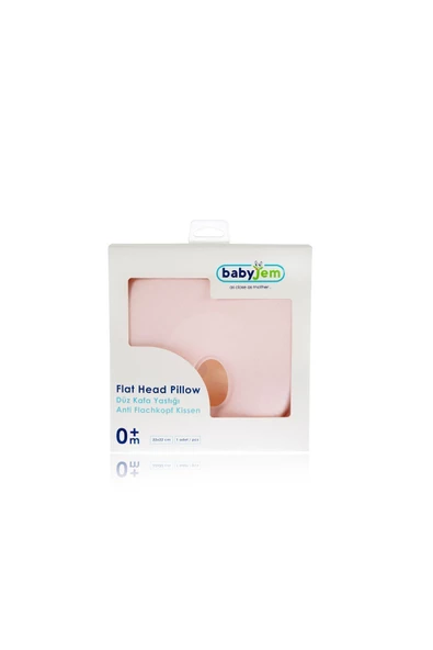 Babyjem Düz Kafa Yastığı Pembe - 7