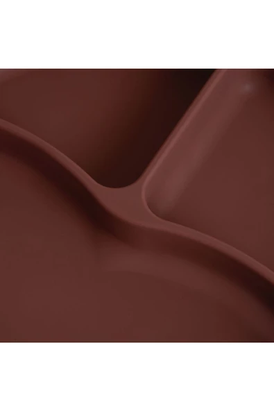 Babyjem Silikon Tabak Mocha - Resim 6