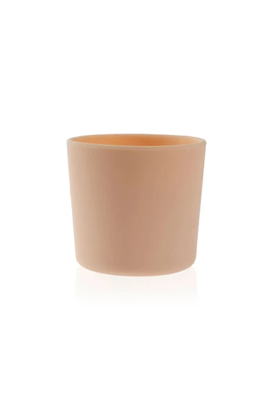 Babyjem Silikon Beslenme Seti Ekru - Bpa Içermeyen Silikon Önlük & Tabak & Bardak & Kaşık - Resim 7