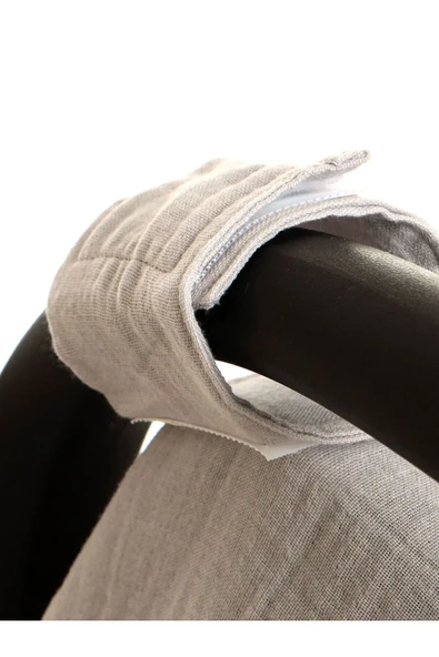 Babyjem Bürümcük Ana Kucağı Örtüsü 809 Gri - Resim 5