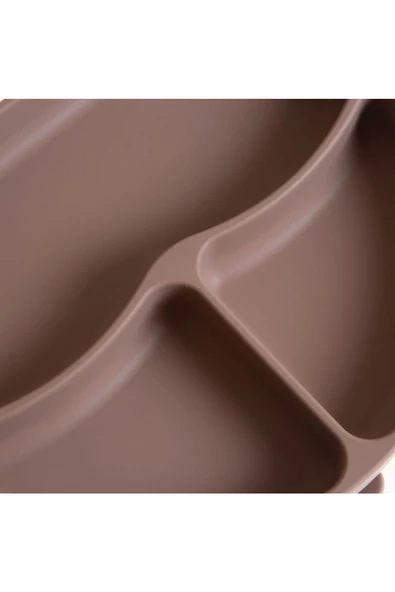 Babyjem Silikon Tabak Latte - Resim 6